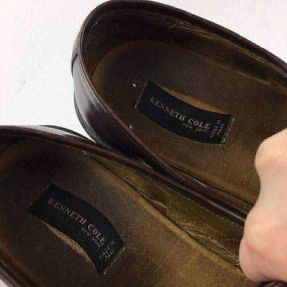 Kenneth Cole New York Loafers 14 Italian Leather - Picture 10 of 10